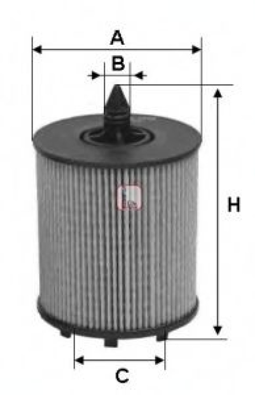 Filtru ulei OPEL ZAFIRA A (F75) (1999 - 2005) SOFIMA S 5024 PE piesa NOUA