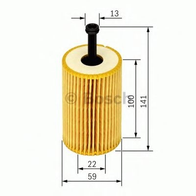 Filtru ulei PEUGEOT 206 SW (2E/K) (2002 - 2016) BOSCH 1 457 429 193 piesa NOUA
