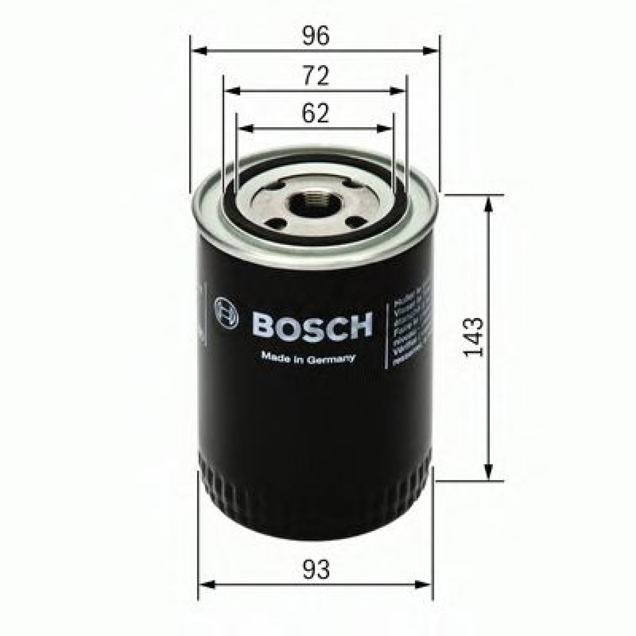 Filtru ulei PEUGEOT BOXER bus (2006 - 2016) BOSCH F 026 407 083 piesa NOUA