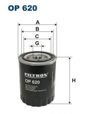 Filtru ulei PEUGEOT BOXER caroserie (230L) (1994 - 2002) FILTRON OP620 piesa NOUA