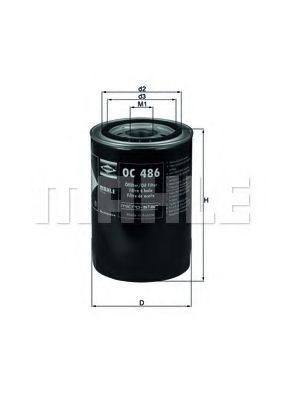 Filtru ulei PEUGEOT BOXER caroserie (244) (2001 - 2016) KNECHT OC 486 piesa NOUA