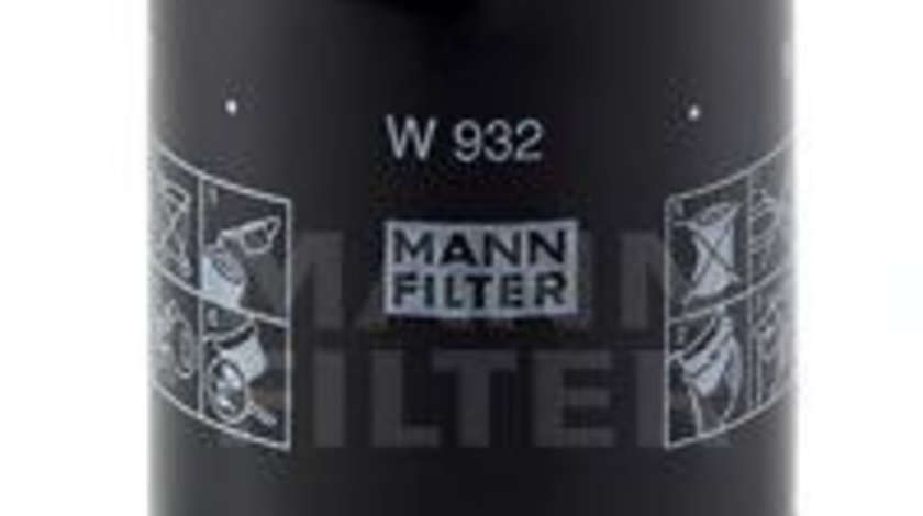 Filtru ulei RENAULT CLIO I (B/C57, 5/357) (1990 - 1998) MANN-FILTER W 932 piesa NOUA