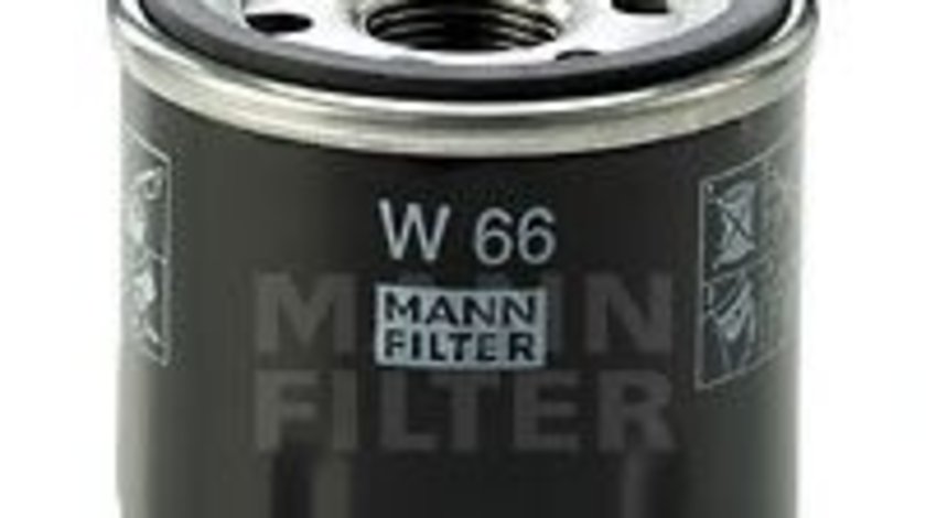 Filtru ulei RENAULT CLIO III (BR0/1, CR0/1) (2005 - 2012) MANN-FILTER W 66 piesa NOUA