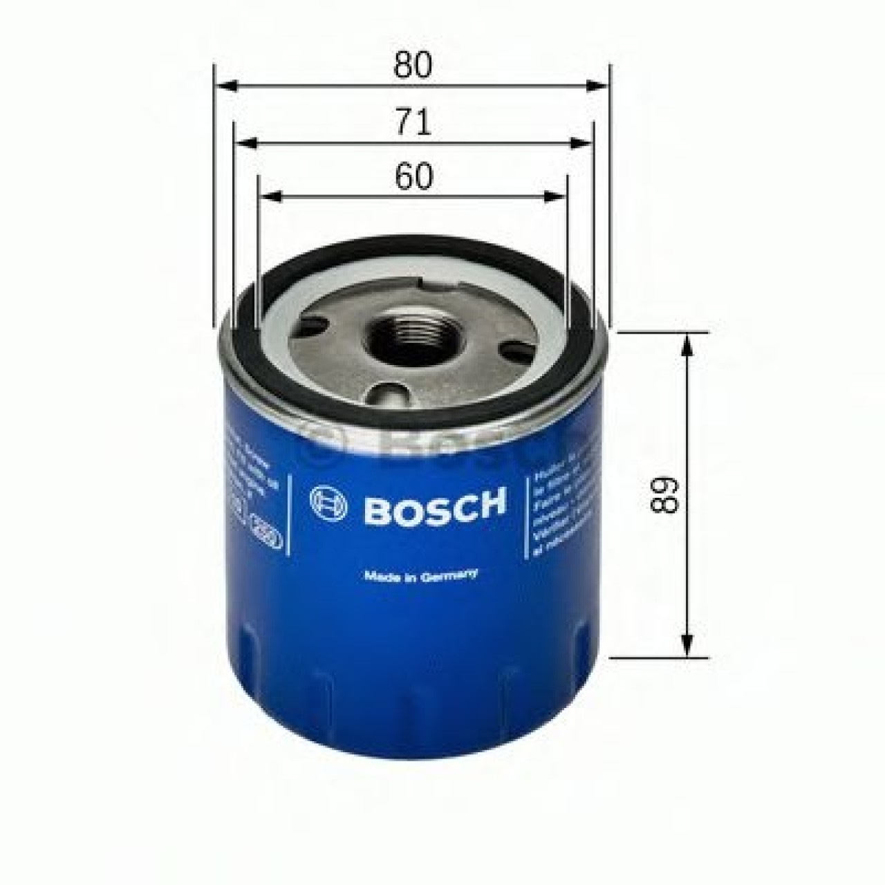 Filtru ulei RENAULT LAGUNA II (BG0/1) (2001 - 2016) BOSCH 0 451 103 299 piesa NOUA