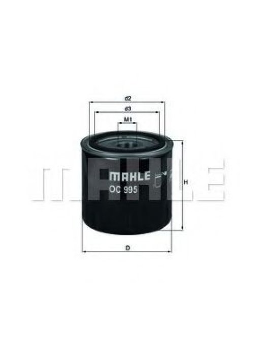 Filtru ulei RENAULT MEGANE III Cupe (DZ0/1) (2008 - 2016) KNECHT OC 995 piesa NOUA