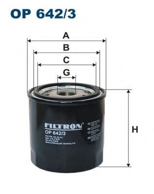 Filtru ulei RENAULT MEGANE III Hatchback (BZ0) (2008 - 2016) FILTRON OP642/3 piesa NOUA