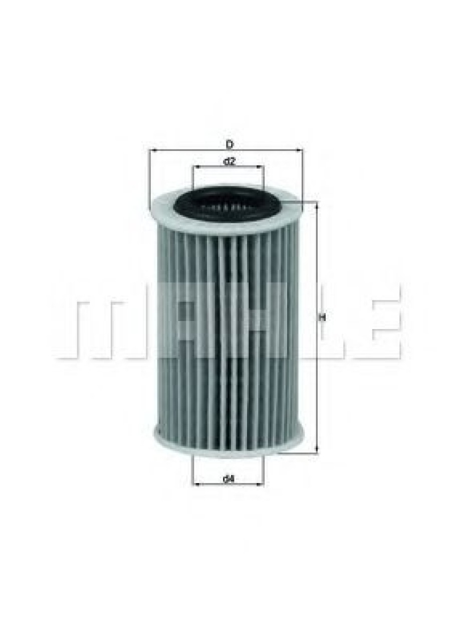 Filtru ulei RENAULT SYMBOL I (LB0/1/2) (1998 - 2008) MAHLE ORIGINAL OX 209D piesa NOUA