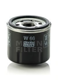 Filtru ulei RENAULT SYMBOL II (LU1/2) (2008 - 2013) MANN-FILTER W 66 piesa NOUA