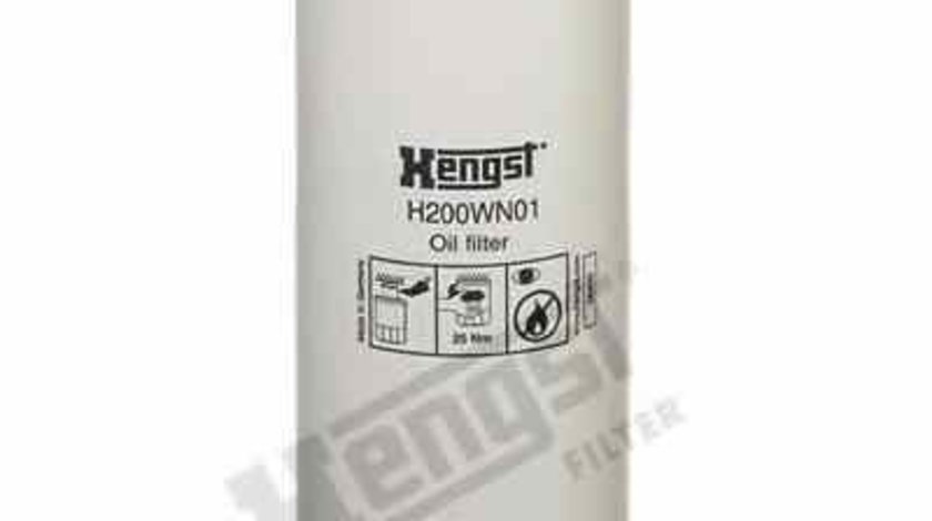 Filtru ulei RENAULT TRUCKS Magnum HENGST FILTER H200WN01