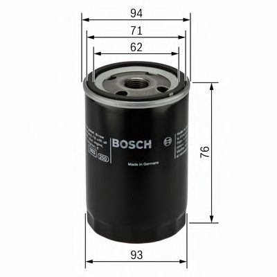 Filtru ulei ROVER 45 (RT) (2000 - 2005) BOSCH 0 451 103 341 piesa NOUA