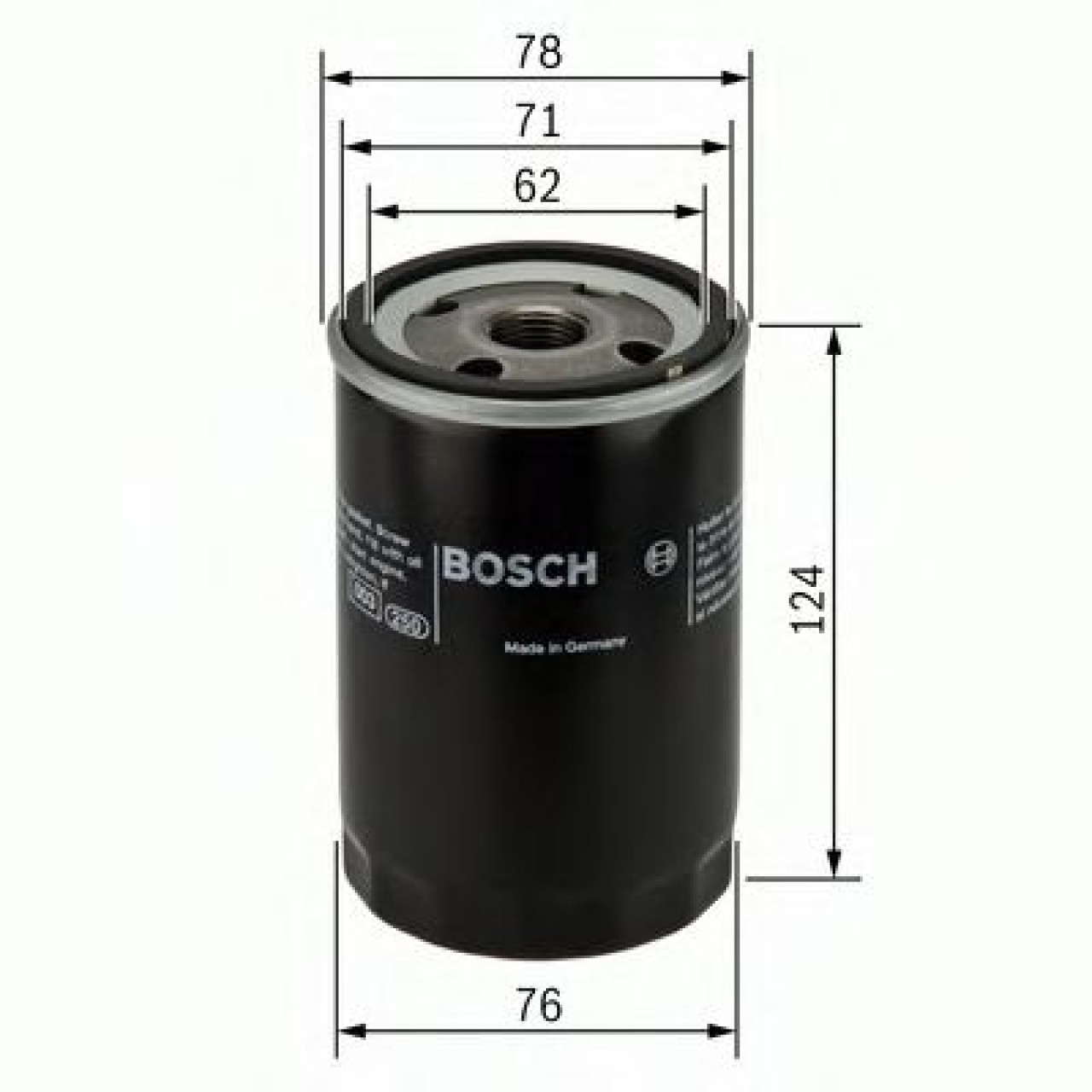 Filtru ulei ROVER 75 (RJ) (1999 - 2005) BOSCH 0 451 103 340 piesa NOUA