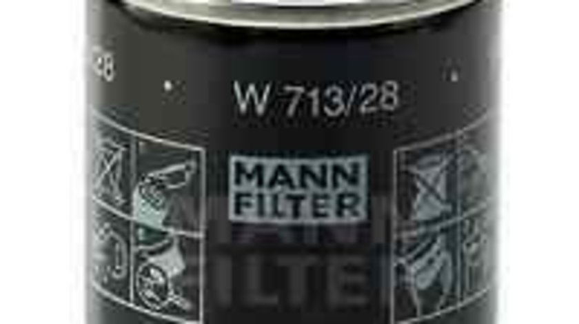 Filtru ulei ROVER 800 hatchback (XS) MANN-FILTER W 713/28