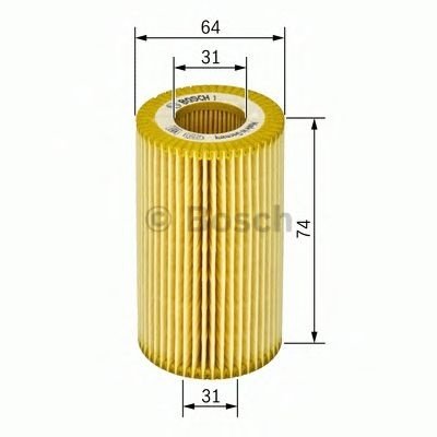Filtru ulei SAAB 9-3 (YS3F) (2002 - 2016) BOSCH 1 457 429 248 piesa NOUA