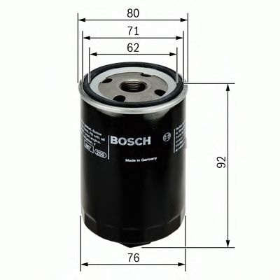 Filtru ulei SEAT CORDOBA (6L2) (2002 - 2009) BOSCH 0 451 103 318 piesa NOUA