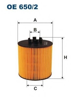 Filtru ulei SEAT CORDOBA (6L2) (2002 - 2009) FILTRON OE650/2 piesa NOUA