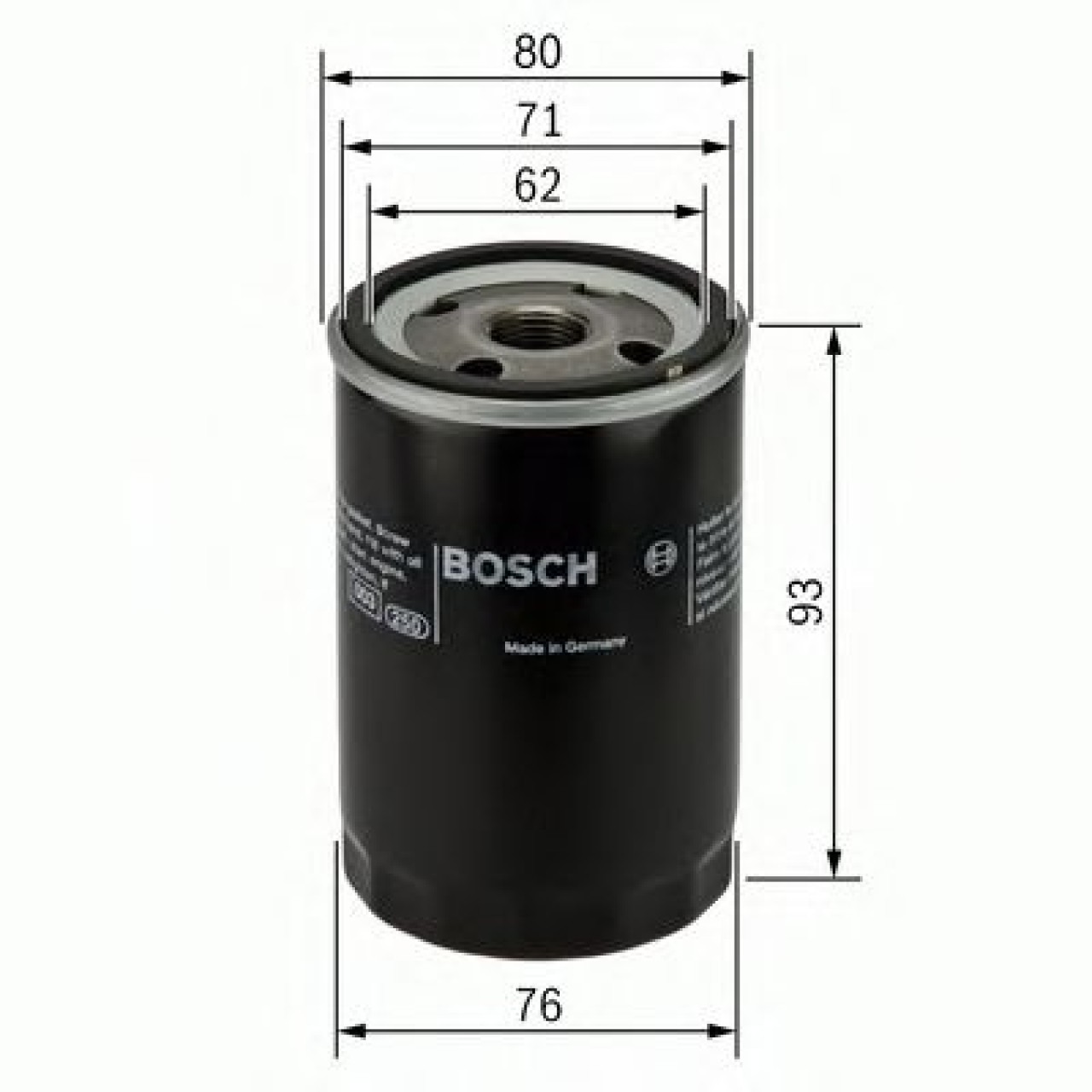 Filtru ulei SKODA FABIA I Combi (6Y5) (2000 - 2007) BOSCH 0 451 103 337 piesa NOUA