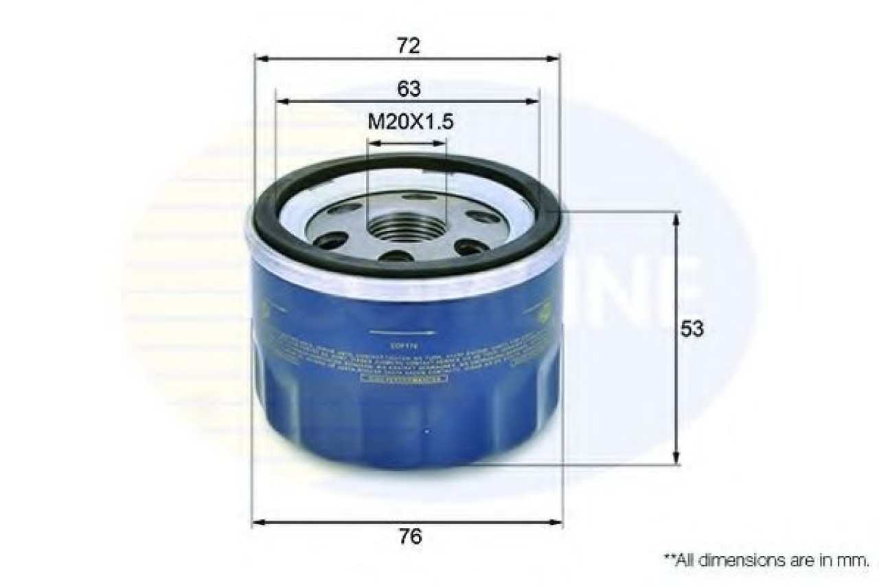 Filtru ulei SKODA OCTAVIA I (1U2) (1996 - 2010) COMLINE EOF076 piesa NOUA