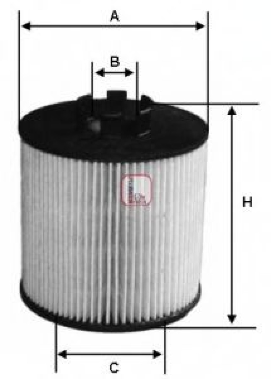 Filtru ulei SKODA OCTAVIA II Combi (1Z5) (2004 - 2013) SOFIMA S 5047 PE piesa NOUA