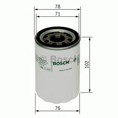 Filtru ulei SMART FORFOUR (454) (2004 - 2006) BOSCH F 026 407 027 piesa NOUA