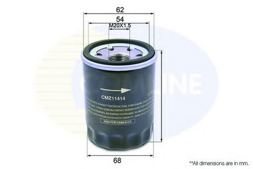 Filtru ulei SMART FORFOUR (454) (2004 - 2006) COMLINE CMZ11414 piesa NOUA