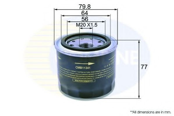 Filtru ulei SMART FORFOUR (454) (2004 - 2006) COMLINE CMB11341 piesa NOUA