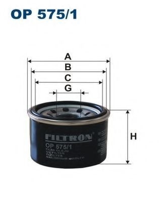 Filtru ulei SMART FORTWO Cabrio (451) (2007 - 2016) FILTRON OP575/1 piesa NOUA