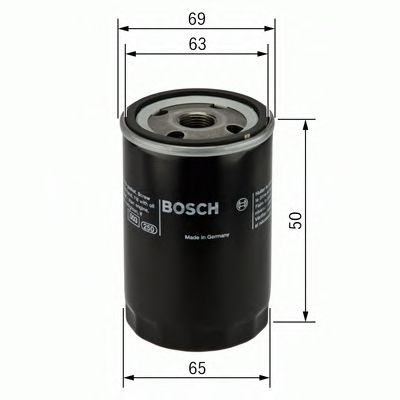 Filtru ulei SMART FORTWO Cupe (451) (2007 - 2016) BOSCH F 026 407 089 piesa NOUA