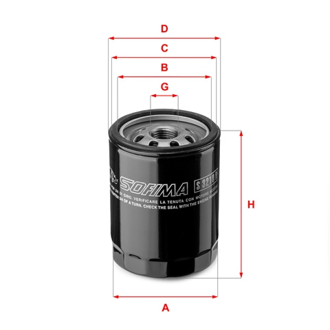 Filtru Ulei Sofima Fiat S 3210 R