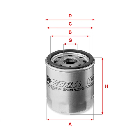 Filtru Ulei Sofima Ford S 3584 R