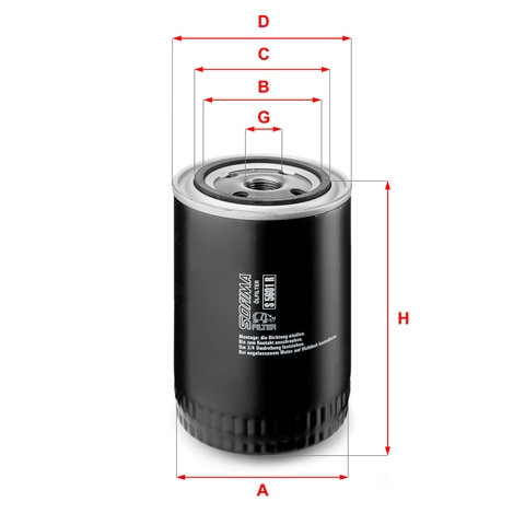 Filtru Ulei Sofima Gueldner S 5601 R