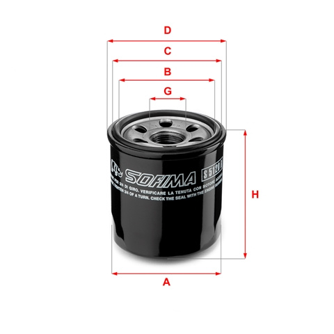 Filtru Ulei Sofima Hyundai S 5120 R