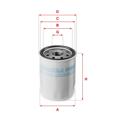 Filtru Ulei Sofima Nissan S 3266 R