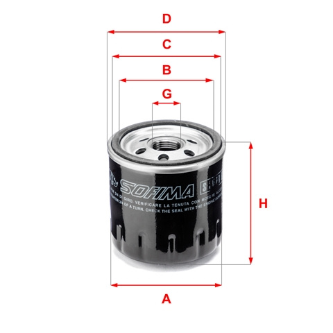 Filtru Ulei Sofima Nissan S 3628 R