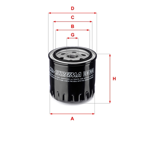 Filtru Ulei Sofima Nissan S 8170 R