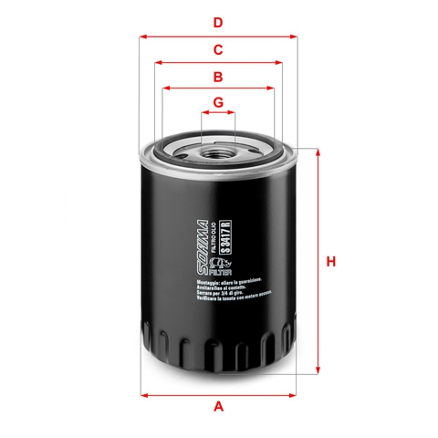 Filtru Ulei Sofima Vag S 3417 R