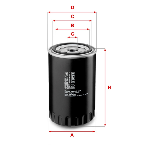 Filtru Ulei Sofima Vag S 3429 R