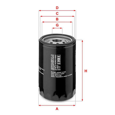 Filtru Ulei Sofima Vag S 3436 R