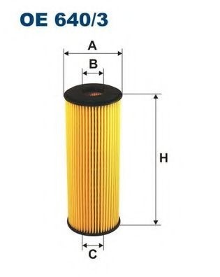 Filtru ulei SSANGYONG KORANDO (2010 - 2016) FILTRON OE640/3 piesa NOUA