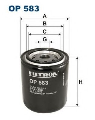 Filtru ulei SUZUKI GRAND VITARA I (FT) (1998 - 2005) FILTRON OP583 piesa NOUA