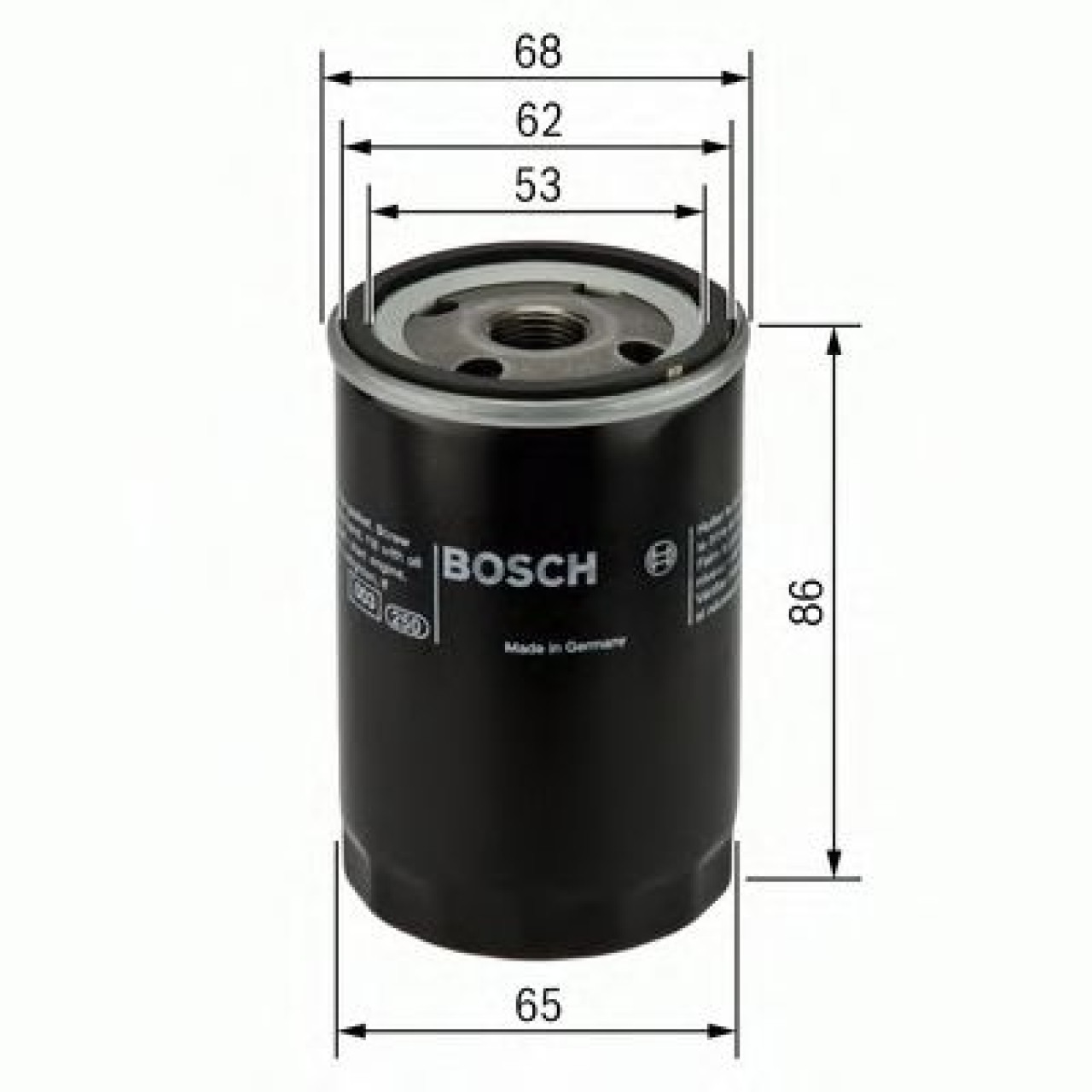 Filtru ulei SUZUKI JIMNY (FJ) (1998 - 2016) BOSCH 0 451 103 276 piesa NOUA