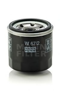 Filtru ulei SUZUKI SPLASH (2008 - 2016) MANN-FILTER W 67/2 piesa NOUA