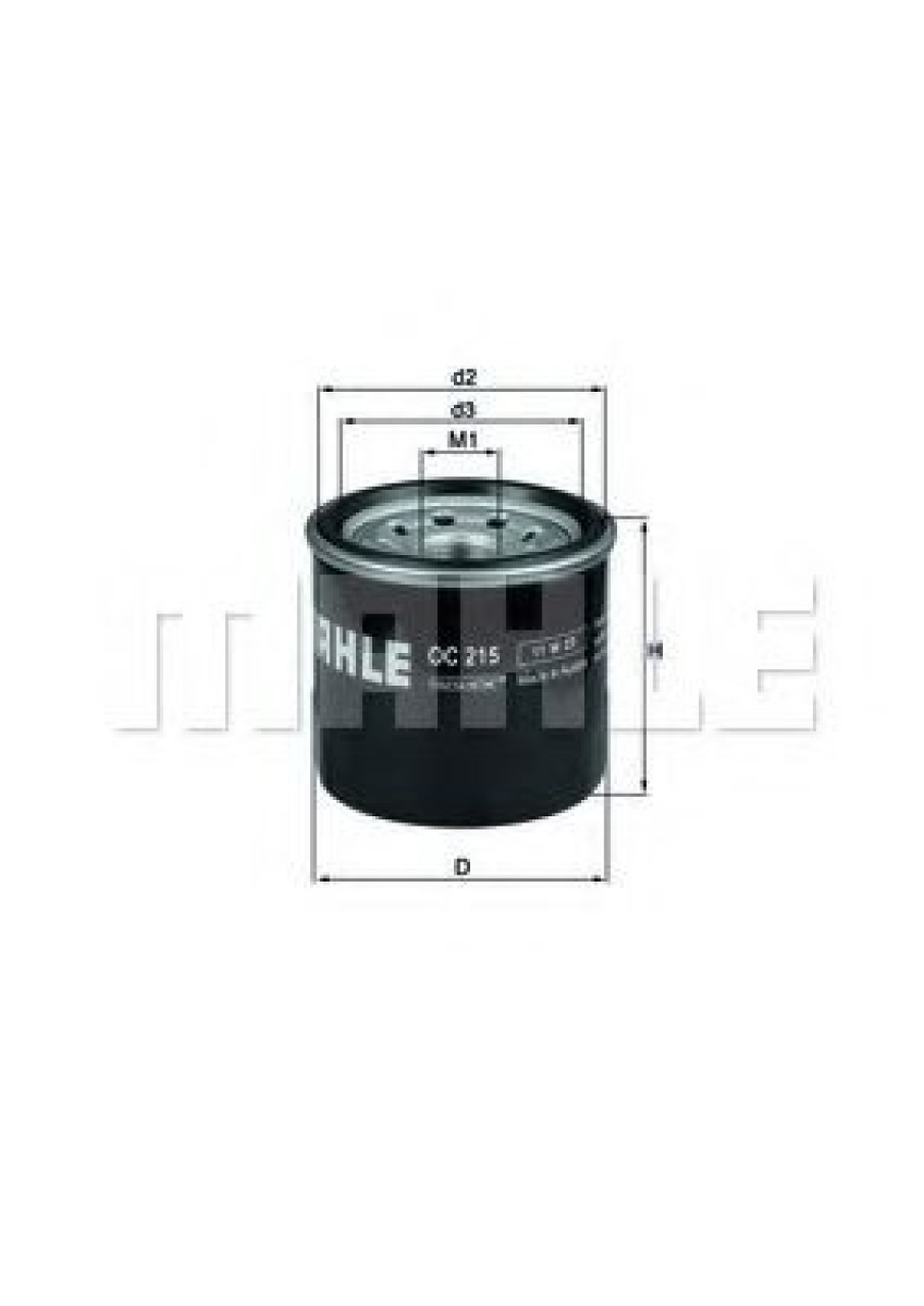 Filtru ulei SUZUKI WAGON R+ (EM) (1997 - 2000) KNECHT OC 215 piesa NOUA