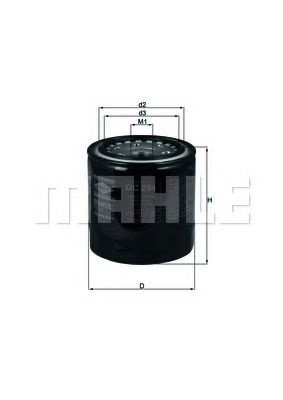 Filtru ulei TOYOTA COROLLA Hatchback (E11) (1997 - 2002) MAHLE ORIGINAL OC 294 piesa NOUA