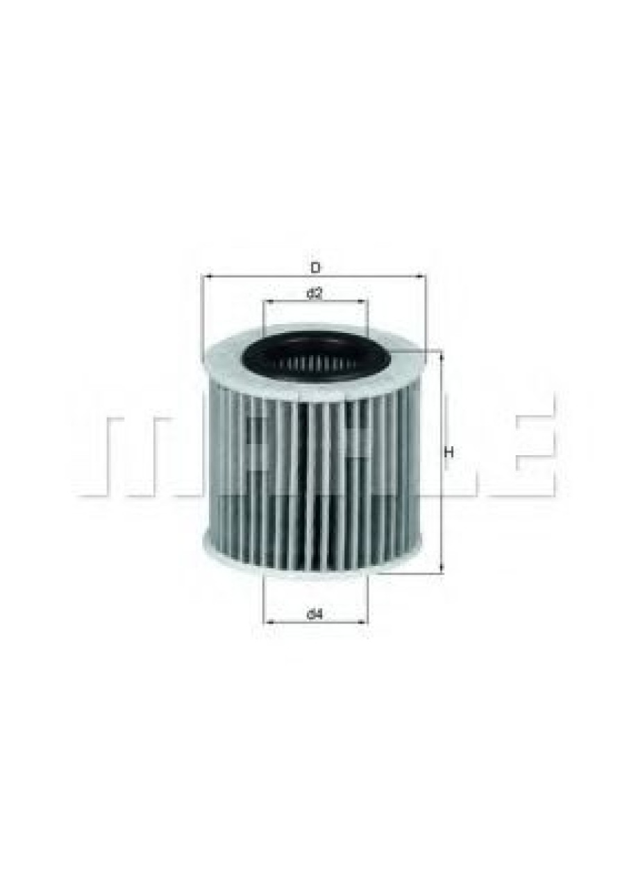 Filtru ulei TOYOTA COROLLA Limuzina (E15) (2006 - 2016) MAHLE ORIGINAL OX 416D1 piesa NOUA