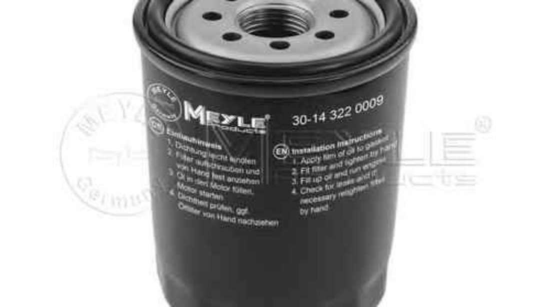 Filtru ulei TOYOTA COROLLA (ZZE12_, NDE12_, ZDE12_) MEYLE 30-14 322 0009