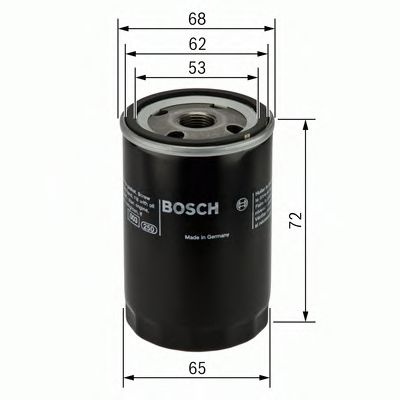 Filtru ulei TOYOTA RAV 4 I (SXA1) (1994 - 2000) BOSCH 0 986 452 028 piesa NOUA