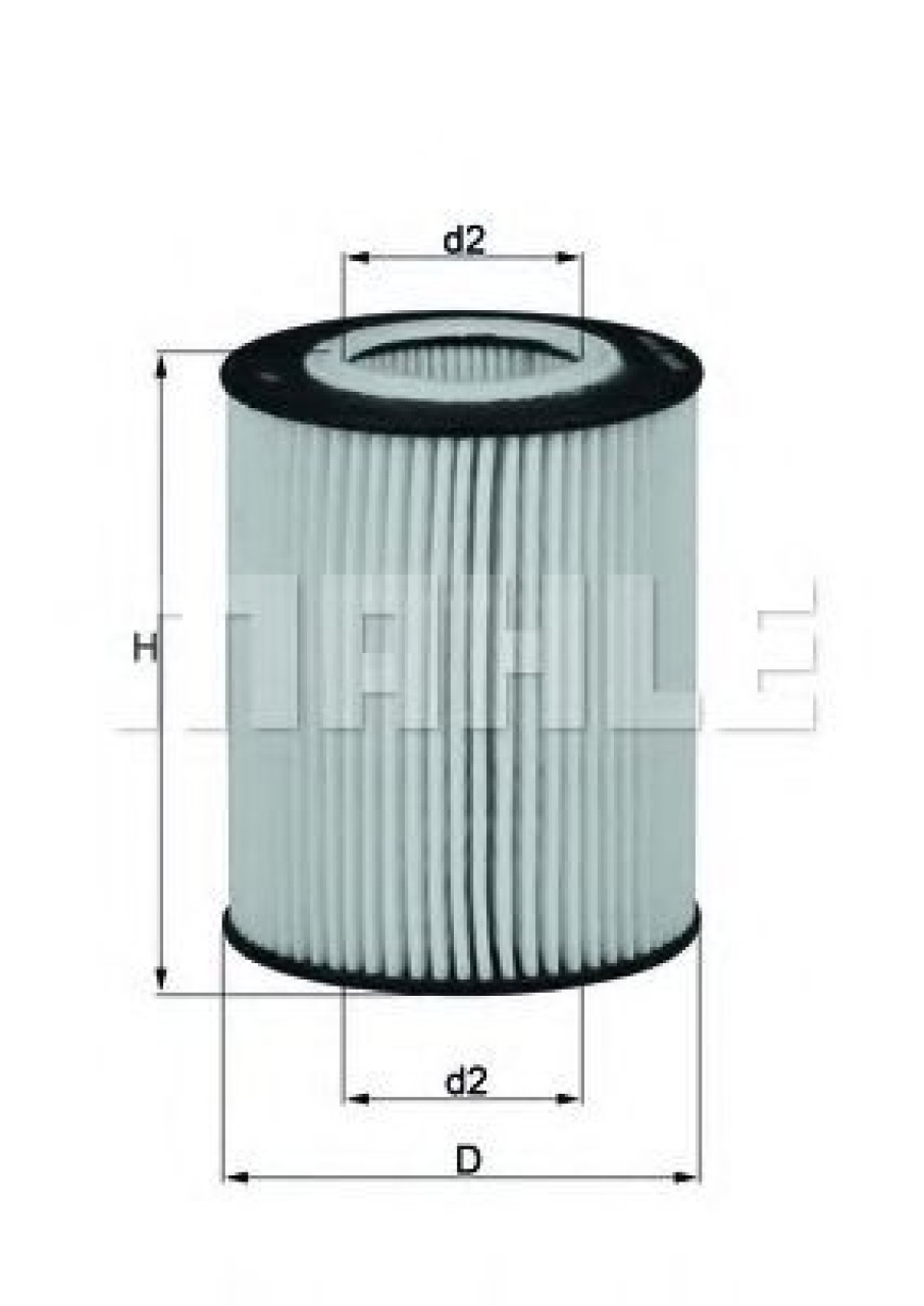 Filtru ulei VOLVO S60 II (2010 - 2016) MAHLE ORIGINAL OX 433D piesa NOUA