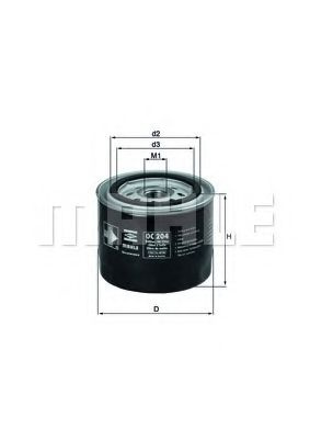 Filtru ulei VOLVO V40 Combi (VW) (1995 - 2004) KNECHT OC 204 piesa NOUA