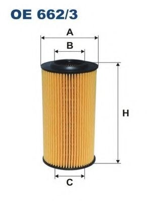 Filtru ulei VOLVO V50 (MW) (2004 - 2016) FILTRON OE662/3 piesa NOUA