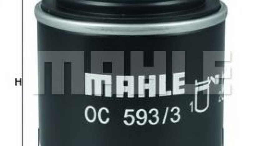 Filtru ulei VW BEETLE (5C1) (2011 - 2016) MAHLE ORIGINAL OC 593/3 piesa NOUA